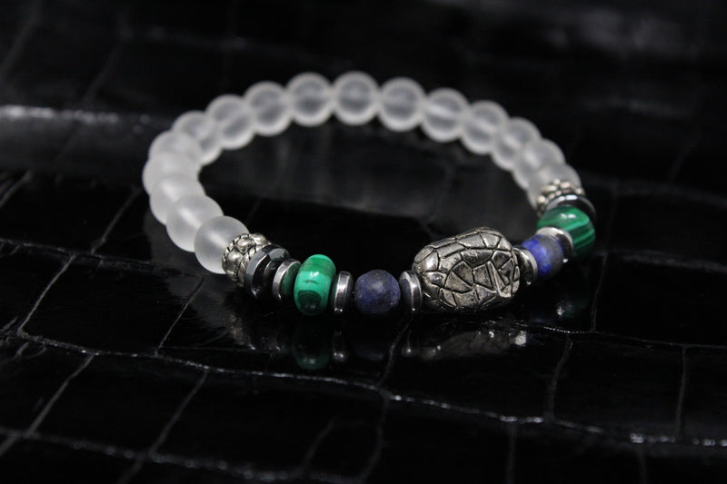 Matte Crystal Quartz Bracelet