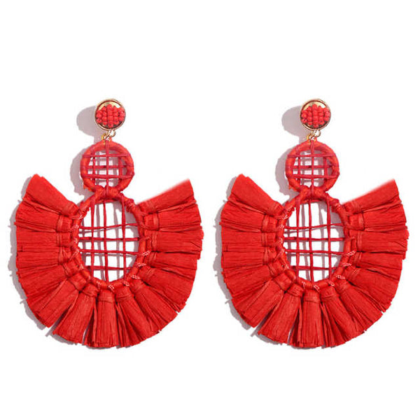 Raffia Earrings