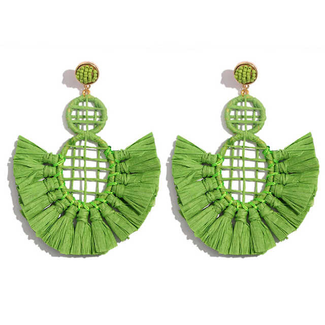 Raffia Earrings