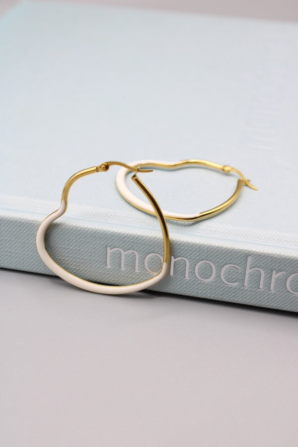 Enamel Shape Hoops