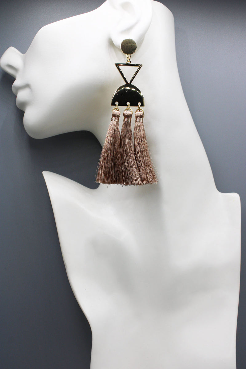 Triple Tassel Fashion Earrings