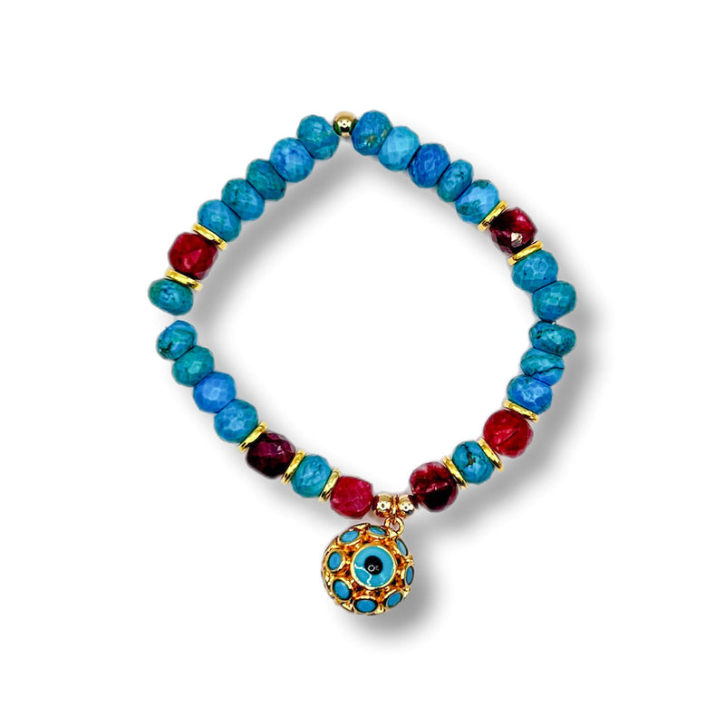 Evil Eye Turquoise Bracelet