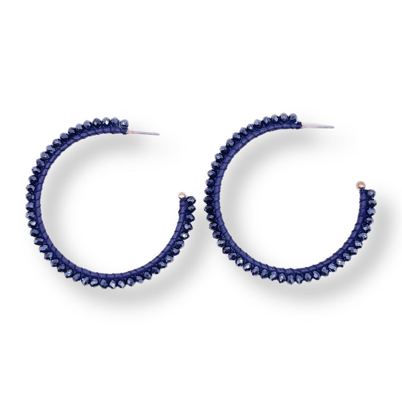 Crystal Hoops