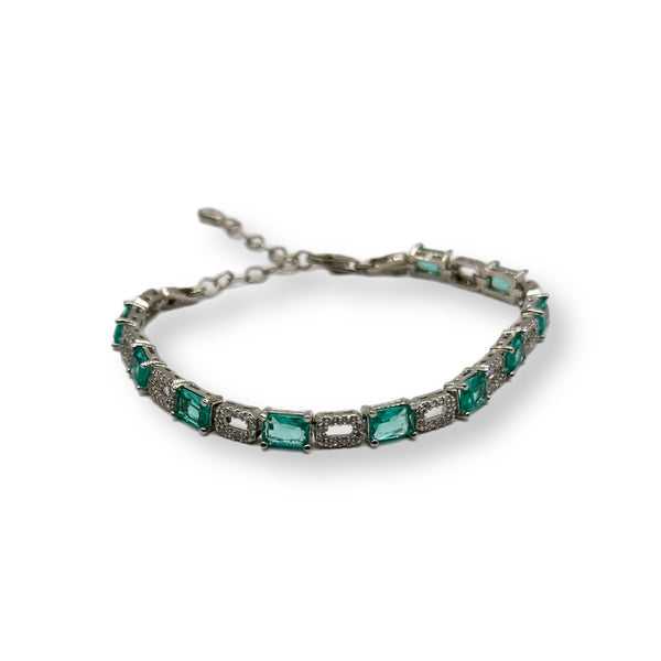 Oval Tourmaline Tennis Bracelet