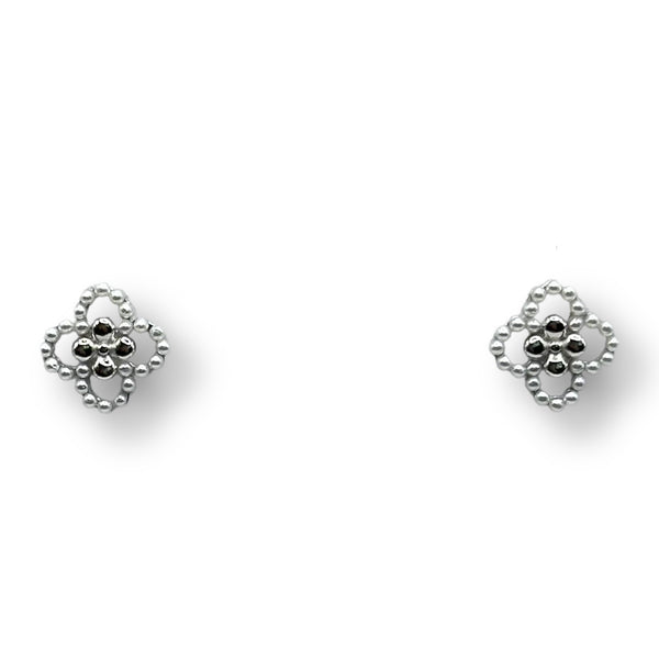 Mini Pearl Pave Clover