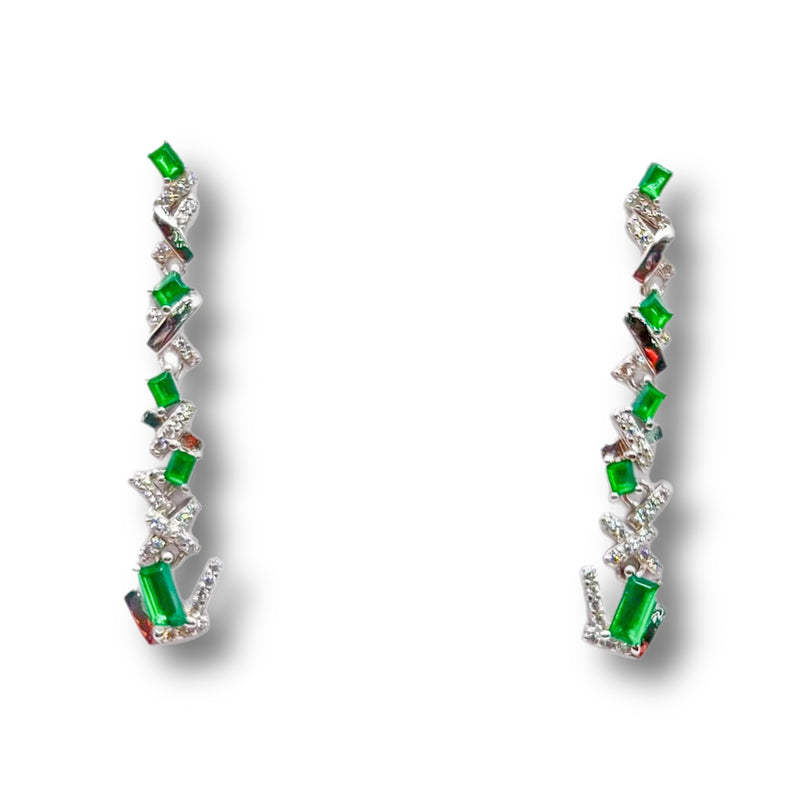 Evening Emerald Dangles