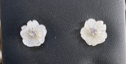 Arete Flor Plata