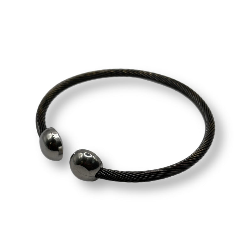 Point Black Wire Bracelet