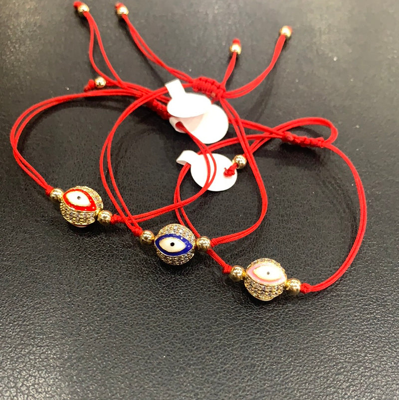 Red string evil eye bracelet 33417