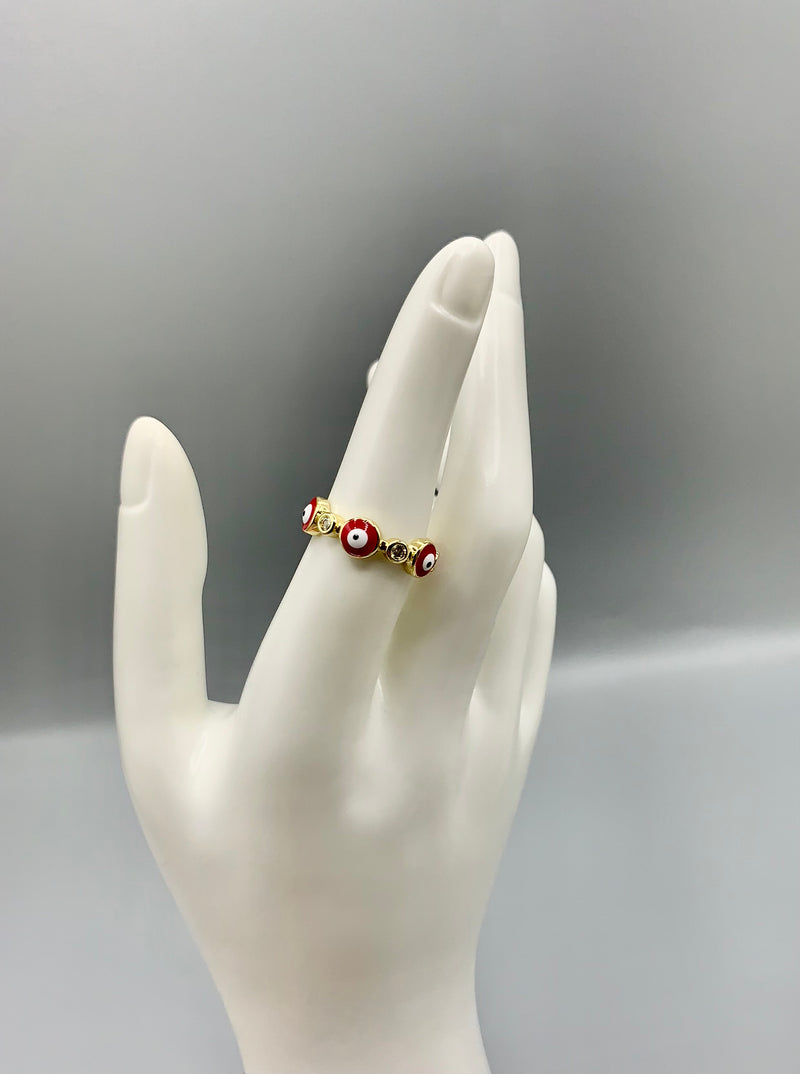 Large Evil Eye Ring