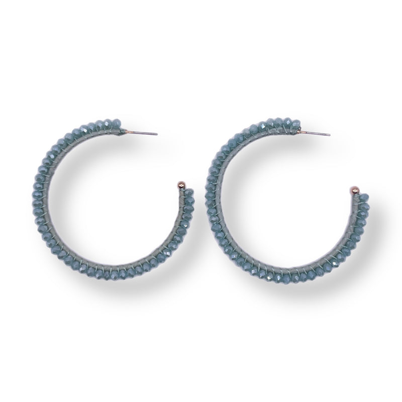 Crystal Hoops