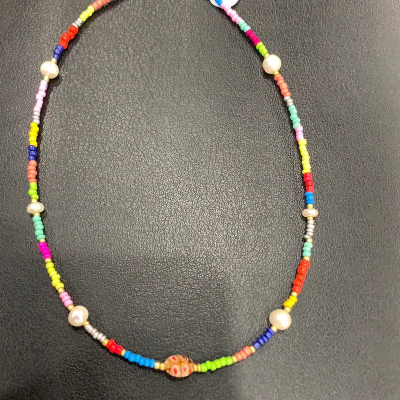 Trendy Summer color chokers 33306