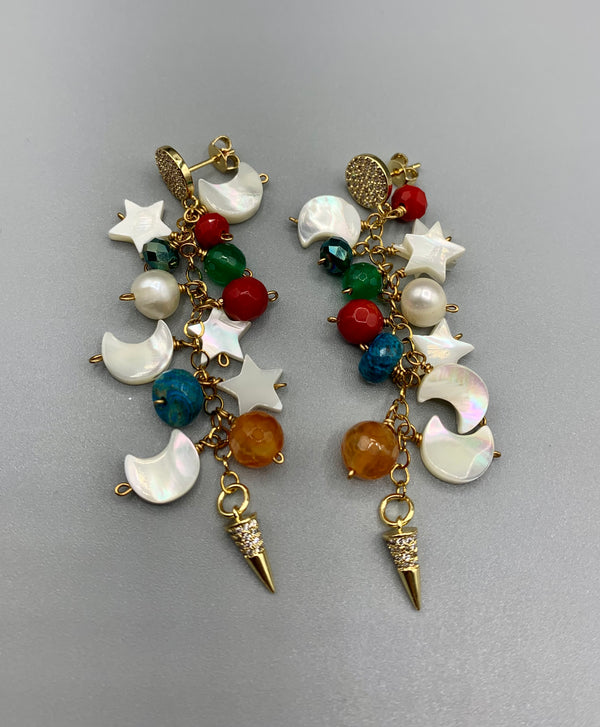 Pop Moon & Star Earrings