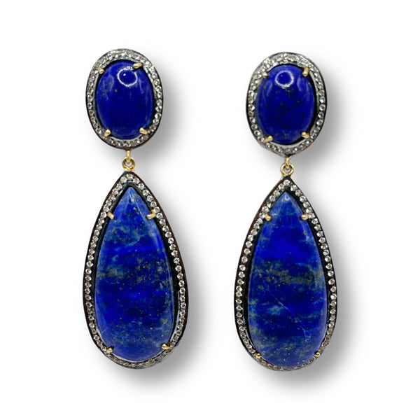 Lapislazuli Night Earrings