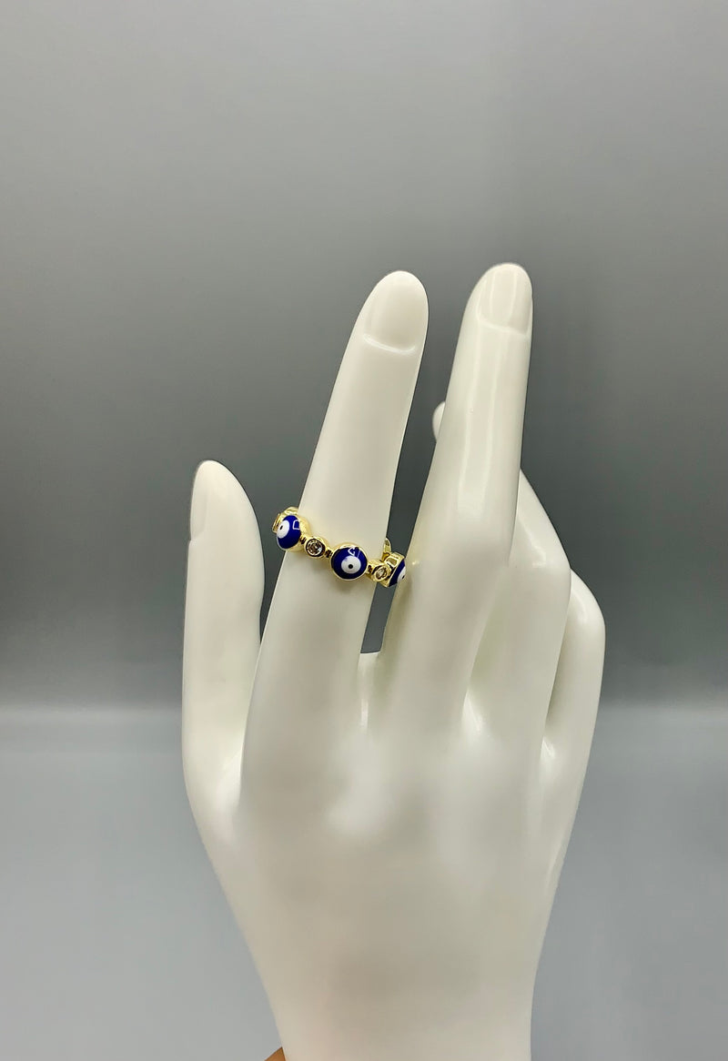 Large Evil Eye Ring